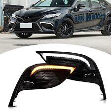 For TOYOTA CAMRY 2021-2024 SE XSE LED Front Bumper Fog Lights DRL Turn Signal picture