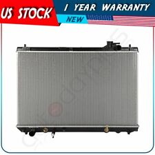 Aluminum Radiator Fits 2004-2007 Toyota Highlander 3.3L Silver Downflow picture