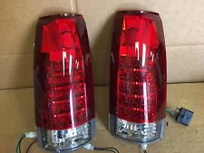 FIT 1988-1999 Chevy GMC CK C/K Red LED Tail Light Pair #T269 picture