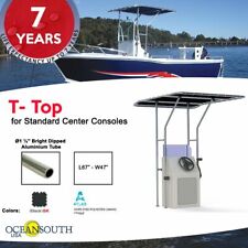 Oceansouth Boat T-top for Standard Center Console Boat Black (Size 1) picture