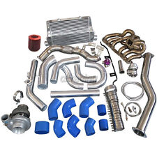 CXRacing GT35 Turbo Manifold Kit For 98-05 Toyota Lexus IS300 2JZGE 2JZ-GE NA-T picture