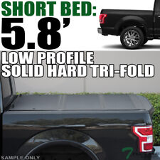 TLAPS For 19-24 Dodge Ram 1500 5.7 Bed Low Profile Hard Tri Fold Tonneau Cover picture
