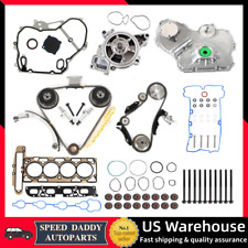 GM 2.0L 2.4L Ecotec Timing Chain Gear Kit Head Gaskets Bolts Kit Oil Water Pumps picture