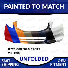 NEW Painted 2011-2012 Honda Accord Sedan Unfolded Front Bumper 4-Cylinder picture