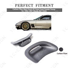 New Carbon Matt finish OE Style Front Fender Scoop for 1992-1997 Mazda RX7 FD3S picture
