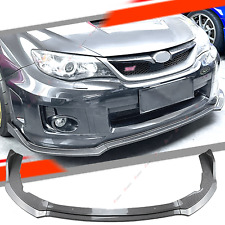For 2011-2014 Subaru WRX STI Carbon Look Front Bumper Lip Body Spoiler Splitter picture