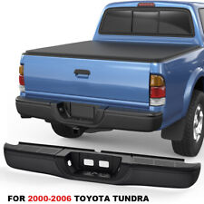 For 2000-2006 Toyota Tundra Rear Steel Black Steps Bumper Complete Assembly picture