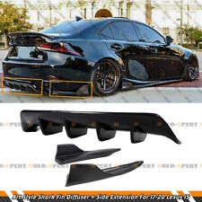 For 17-20 Lexus IS300 IS350 F Sport ART Style Rear Bumper Diffuser + Side Spats picture