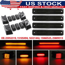 For 2003-2009 Hummer H2 LED Cab Roof Side Marker Lights Front Rear Smoked 14pcs picture