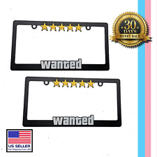 GTA Wanted Level License Plate Frame, Grand Theft Auto 5 Stars (2 Pack) picture