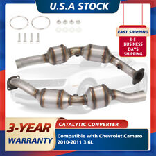 Fits 2010 2011 Chevrolet Camaro 3.6L V6 Catalytic Converter Bank 1 and 2 Set picture