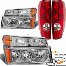 Fit For 2004-12 Chevy Colorado GMC Canyon Chrome Housing Headlights + Tail light picture