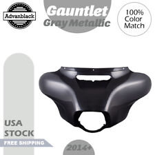 Gauntlet Gray Metallic Outer Fairing Batwing Cowl For Harley Street Glide Ultra picture