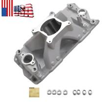 Aluminum Single Plane Intake Manifold for 1957-95 Small Block Chevy SBC 350 400 picture