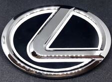 Lexus White LED  Logo 125mm Lexus 2006-2013 IS250 & IS350 2008-2014 ISF Emblems picture