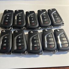 Lot 10 OEM Original TOYOTA Flip Key Fob remote HYQ12BFB 4 Button Used 8888 8 picture