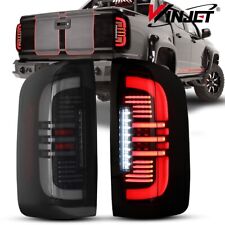 Black Smoke LED Tail Lights For 2015-2022 Chevy Colorado Rear Brake Lamps Pair picture