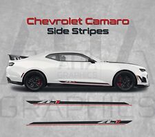 Chevrolet Camaro ZL1 Side Stripes Decals CAMARO ZL1 Side Graphics picture