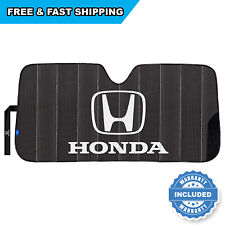 Official Licensed Honda Matte Black Foldable Accordion Sunshade 003939W01 picture