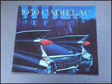 1959 Cadillac Vintage Car Sales Brochure Catalog Fleetwood Eldorado DeVille picture