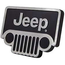 Jeep Classic Grill Design Metal Brusched Hitch Cover Hitch Plug picture