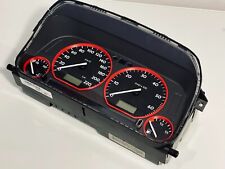 VW GOLF MK3 Gauge cluster rings Red picture
