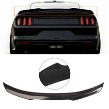 For 2015-2021 Ford Mustang GT H-Style Carbon Fiber Style Rear Trunk Spoiler Wing picture