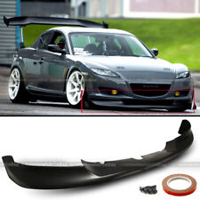 For: 04-08 RX8 RX-8 Unpainted Urethane Sport Style PU Front Bumper Lip Body Kit picture