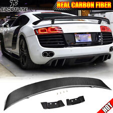 Fits Audi R8 GT V8 V10 08-15 Rear Trunk Spoiler Lid Boot Wing Carbon Fiber Refit picture