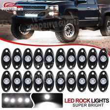 20X White LED Rock Lights Underbody Trail Rig Glow Lamp Offroad SUV Pickup Truck picture