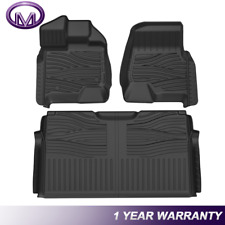 TPE Rubber Liners All Weather Floor Mats Fits 2015-2024 Ford F150 Super Crew Cab picture
