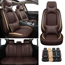 For LEXUS Car Seat Covers Luxury Leather Front Rear 5-Seats Full Set Cushion Pad picture