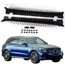 Fits 16-20 Mercedes Benz GLC X253 Aluminum Running Boards Side Step Nerf Bar L+R picture