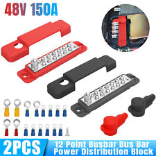 2X Power Distribution Terminal Block Screws Battery Bus Bar for Car/Boat/Marine picture