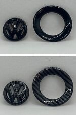Volkswagen GTI MK6 Steering Wheel Emblem & Trim Cover (2PC) picture