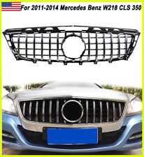 Chorme+Black Panamericana GT Grille For 2011-2014 Mercedes Benz W218 CLS 350 550 picture