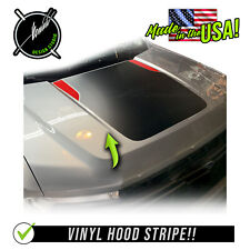 Hood Blackout Vinyl Racing Stripes Decals - Fits 2022 Ford Maverick picture