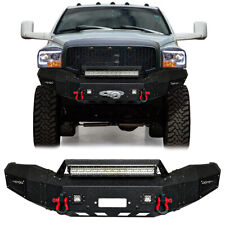 Vijay For 2006-2009 Dodge Ram 2500 3500 Front Bumper w/Winch Plate & Lights picture