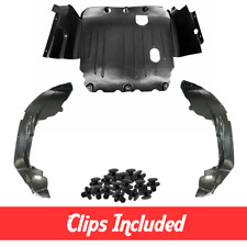 Front Fender Liner & Engine Under Cover Set w/ Clips For 2007-2010 Jeep Patriot picture