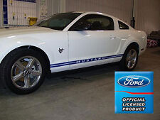 Ford Mustang Rocker Panel Door Side Stripes Decals RB strips both sides L and R picture