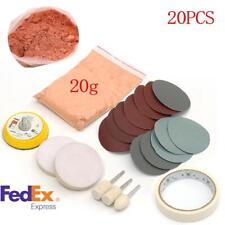 20x Car Windshield Glass Scratch Remover Cerium Oxide Powder Glass Polishing Kit picture