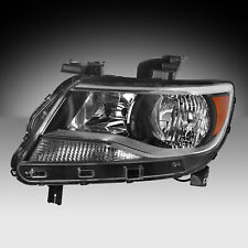 Fit 2015-2022 Chevy Colorado Black Housing Halogen Headlights Left Driver Side picture