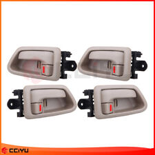 4Pcs/Set Front Rear LH + RH Side Beige Inside for 97-01 TOYOTA CAMRY Door Handle picture