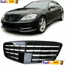 Gloss Black Front Grille for Mercedes Benz S-Class W221 S550 S600 S63 S65 picture