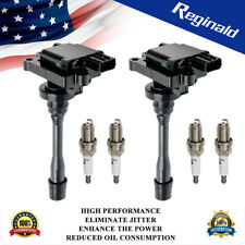 2X Ignition Coils & 4X Spark Plugs for Mitsubishi Lancer Galant Outlander UF295 picture
