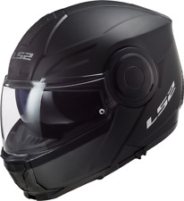 Open Box LS2 Adult Horizon Modular Motorcycle Helmet Matte Black - Large picture