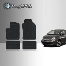 ToughPRO Floor Mats Black For Fiat 500 All Weather Custom Fit 2012-2019 picture