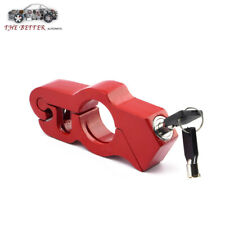 Bike Motorcycle Handlebar Brake Security Lock Anti Theft For Scooter ATV Red picture