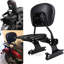 For Harley Softail Quick Detachable Sissy Bar Passenger Backrest & Luggage Rack picture
