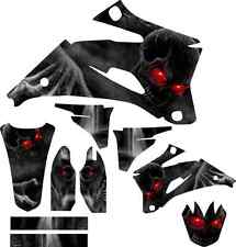 Yamaha YZF250 YZF450 Skull Full Graphics Kit  08-09 YZF 250 450 decals sticker picture